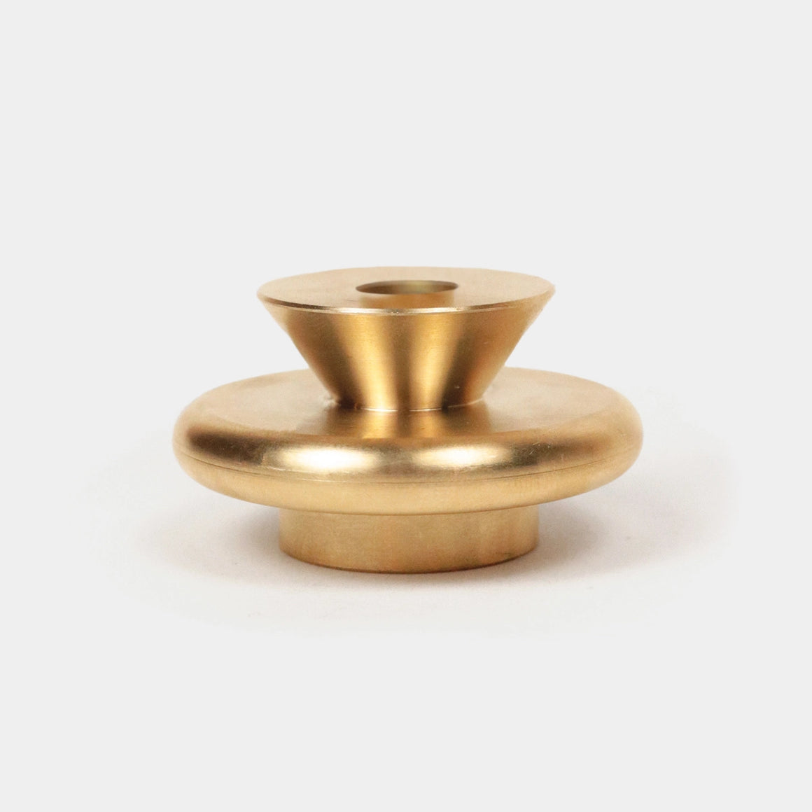 Solid Brass Candle Holder