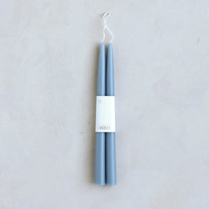 12" Taper Candles - Heron Blue