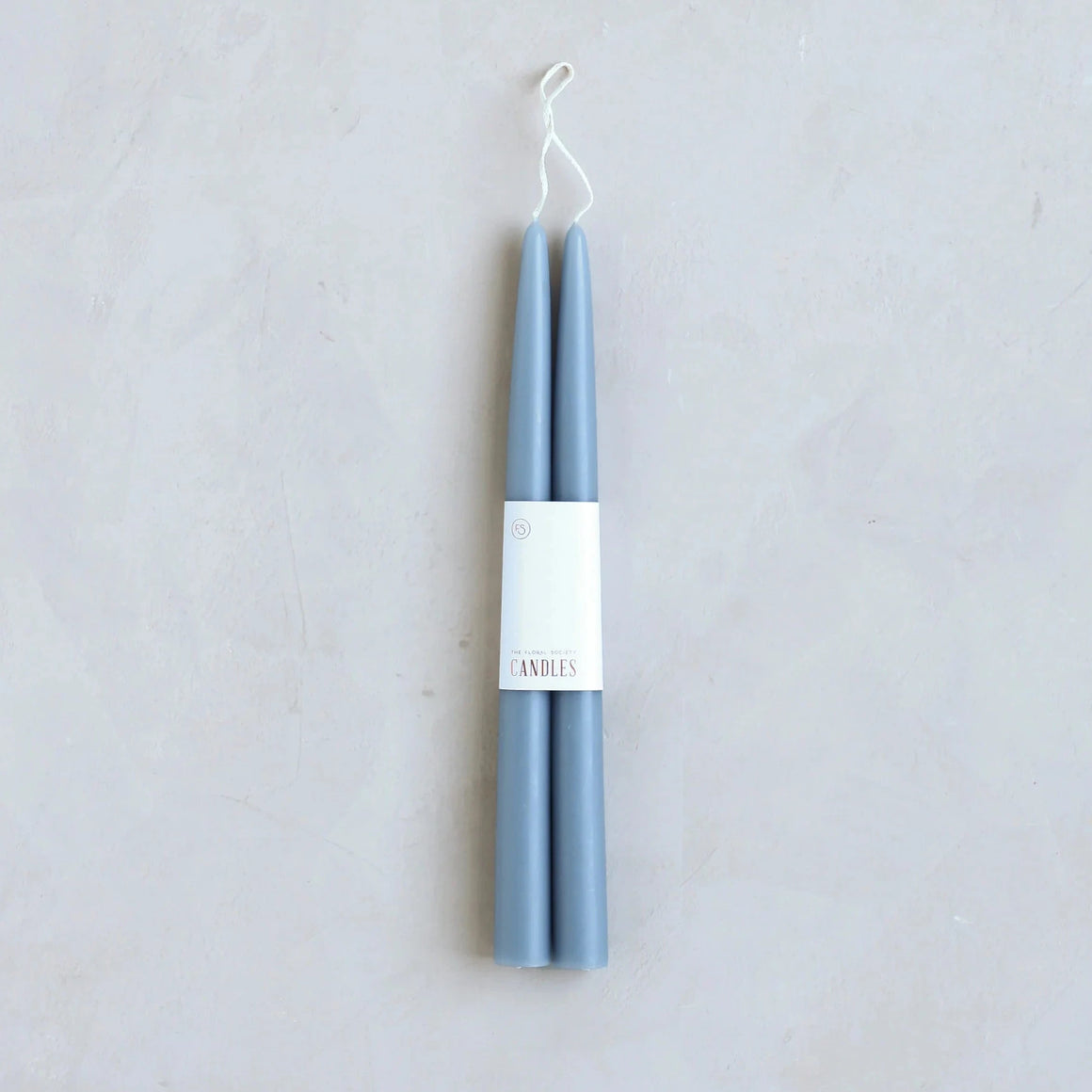 12" Taper Candles - Heron Blue