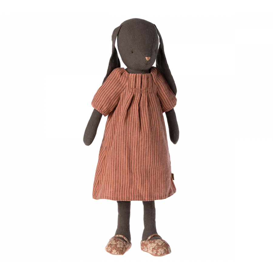 Bunny in Striped Dress