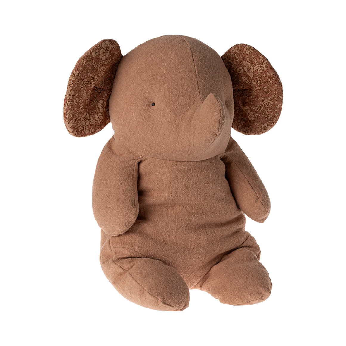 Large Stuffed Elephant - Powder Pink