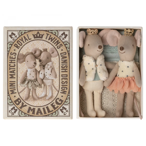 Royal Twins Mice In Matchbox
