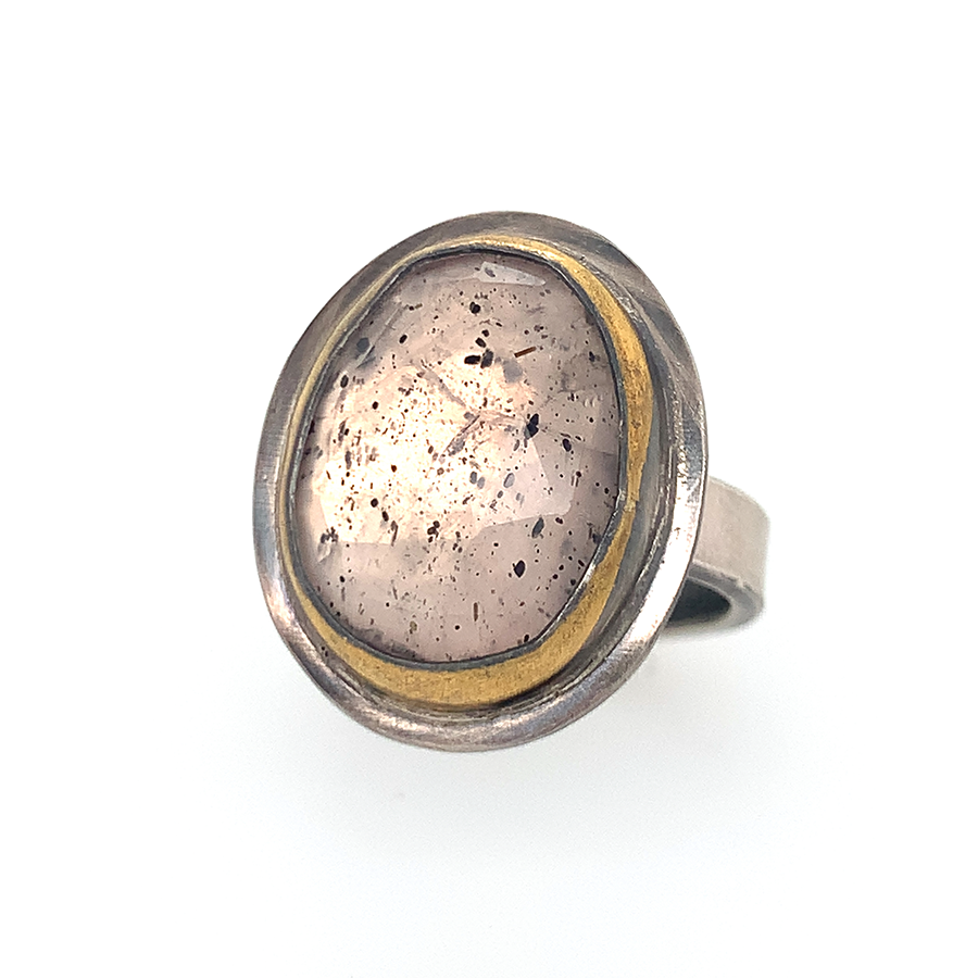 Pink Quartz Ring