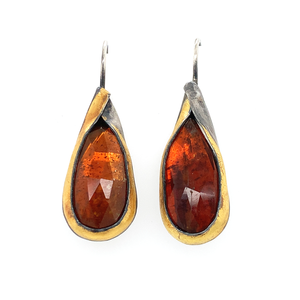 Orange Kyanite Earrings