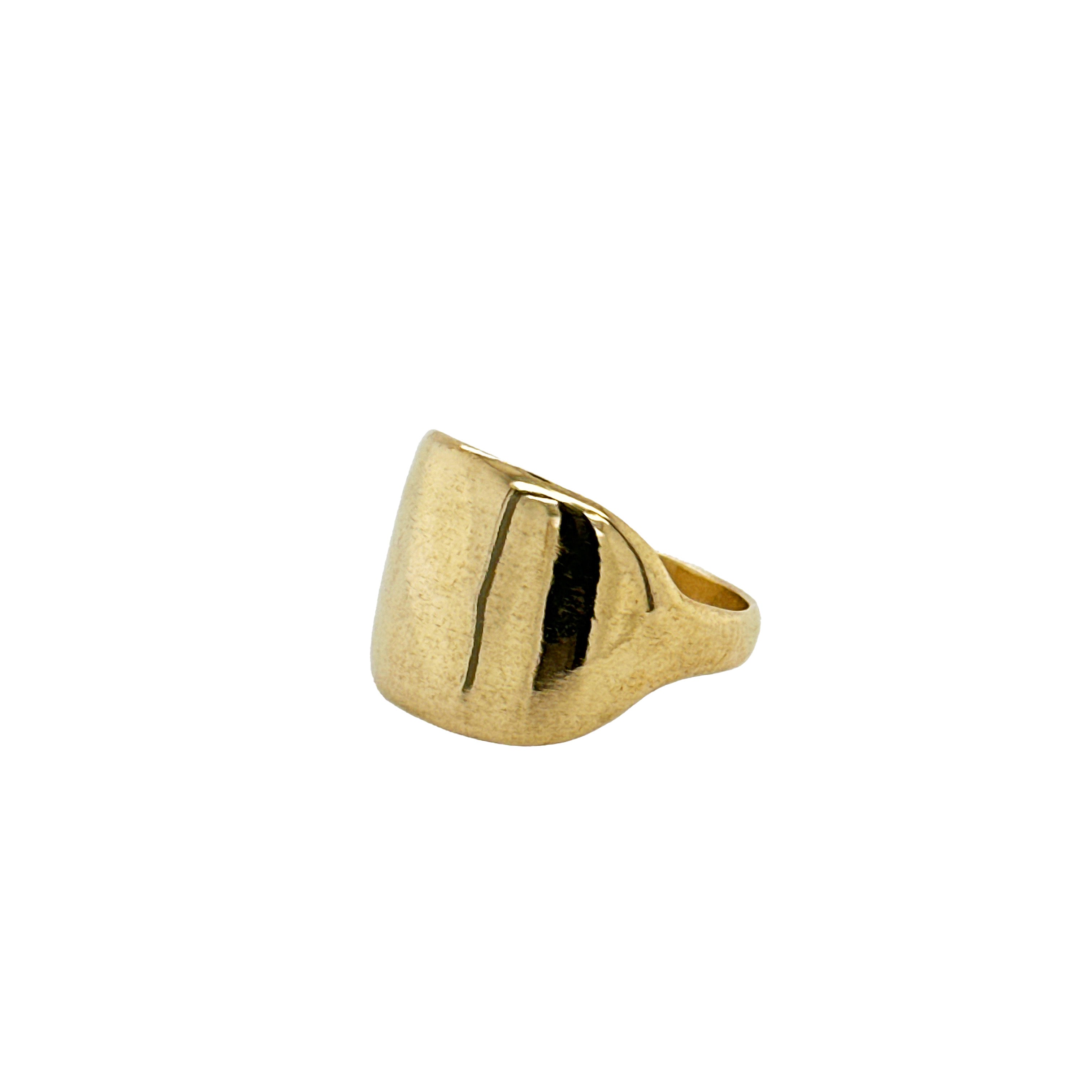 Brass Flat Square Cigar Band