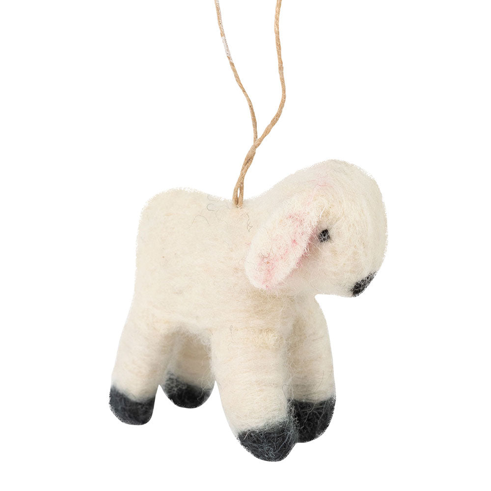 Wooly Lamb Ornament