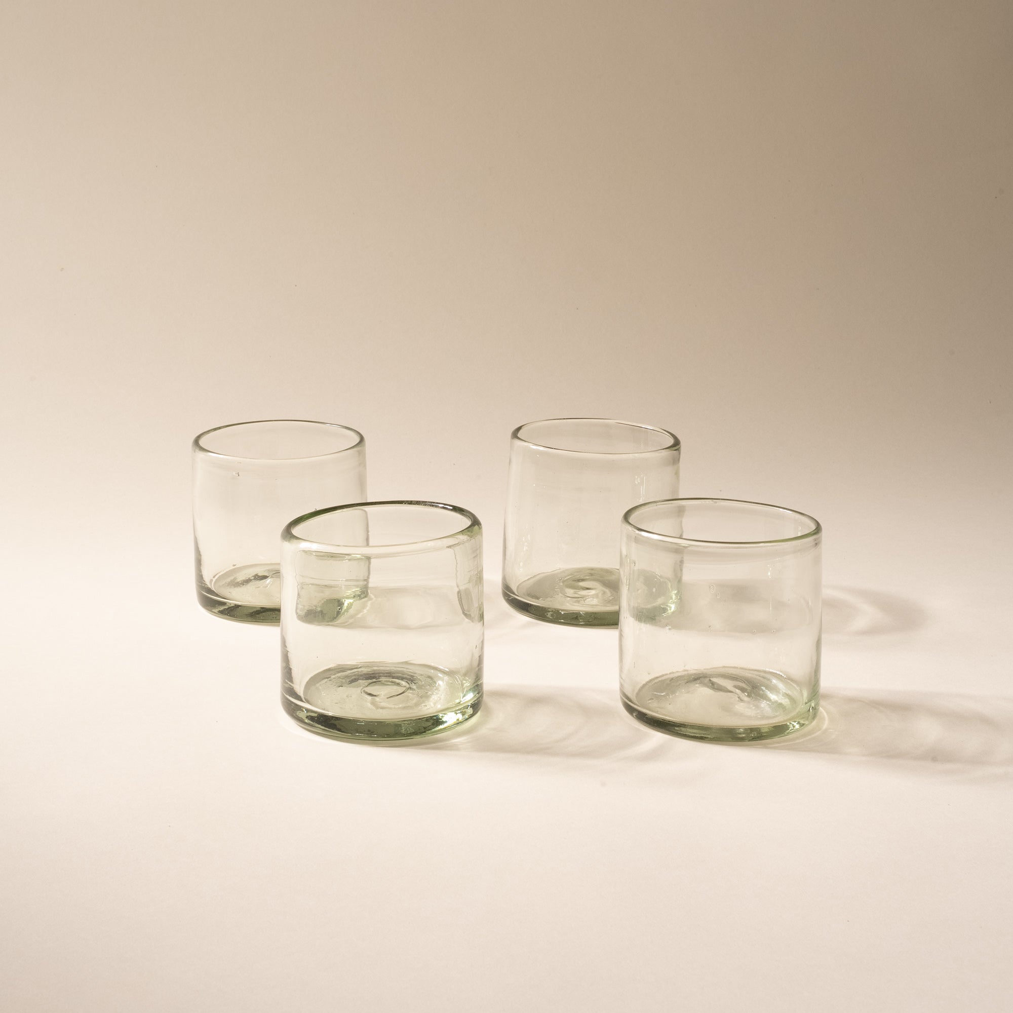Recycled Handblown Glass Tumbler - Clear - KESTREL