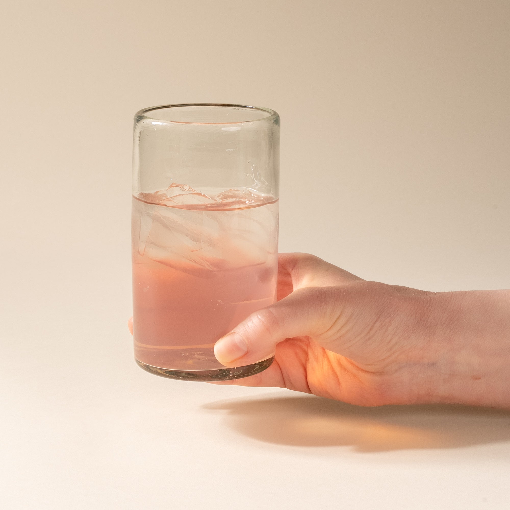 Recycled Handblown Glass Tumbler - Clear - KESTREL