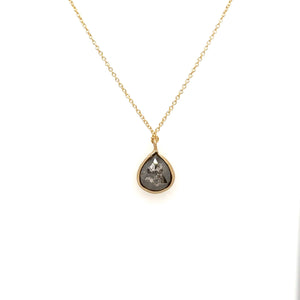 Rosecut Grey Diamond 14K Chain Necklace