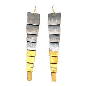 Ombre Fishbone Earrings