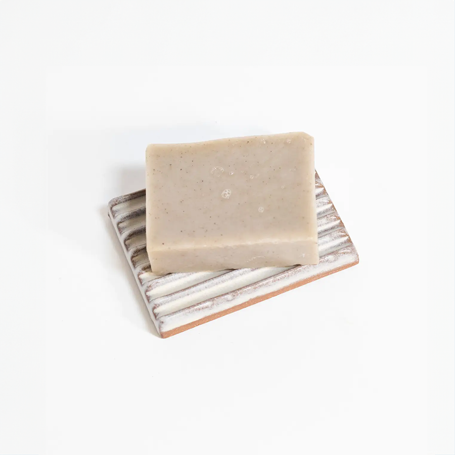 Ceramic Soap Dish (White)