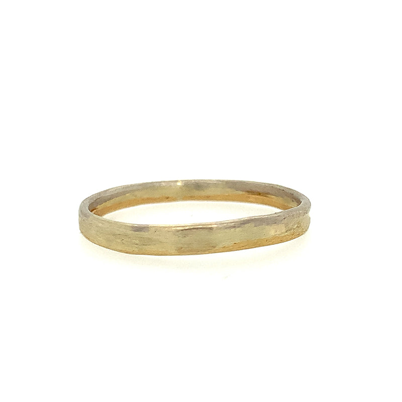 2mm Gold Skinny Seamed Band