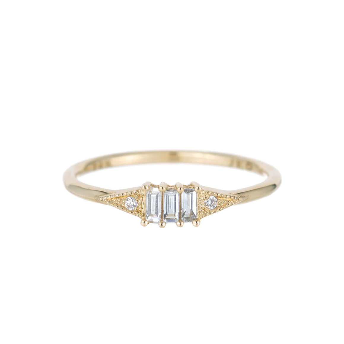 Baguette Mini Deco Diamond Ring