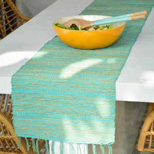 Vetiver Runner - Bright Turquoise