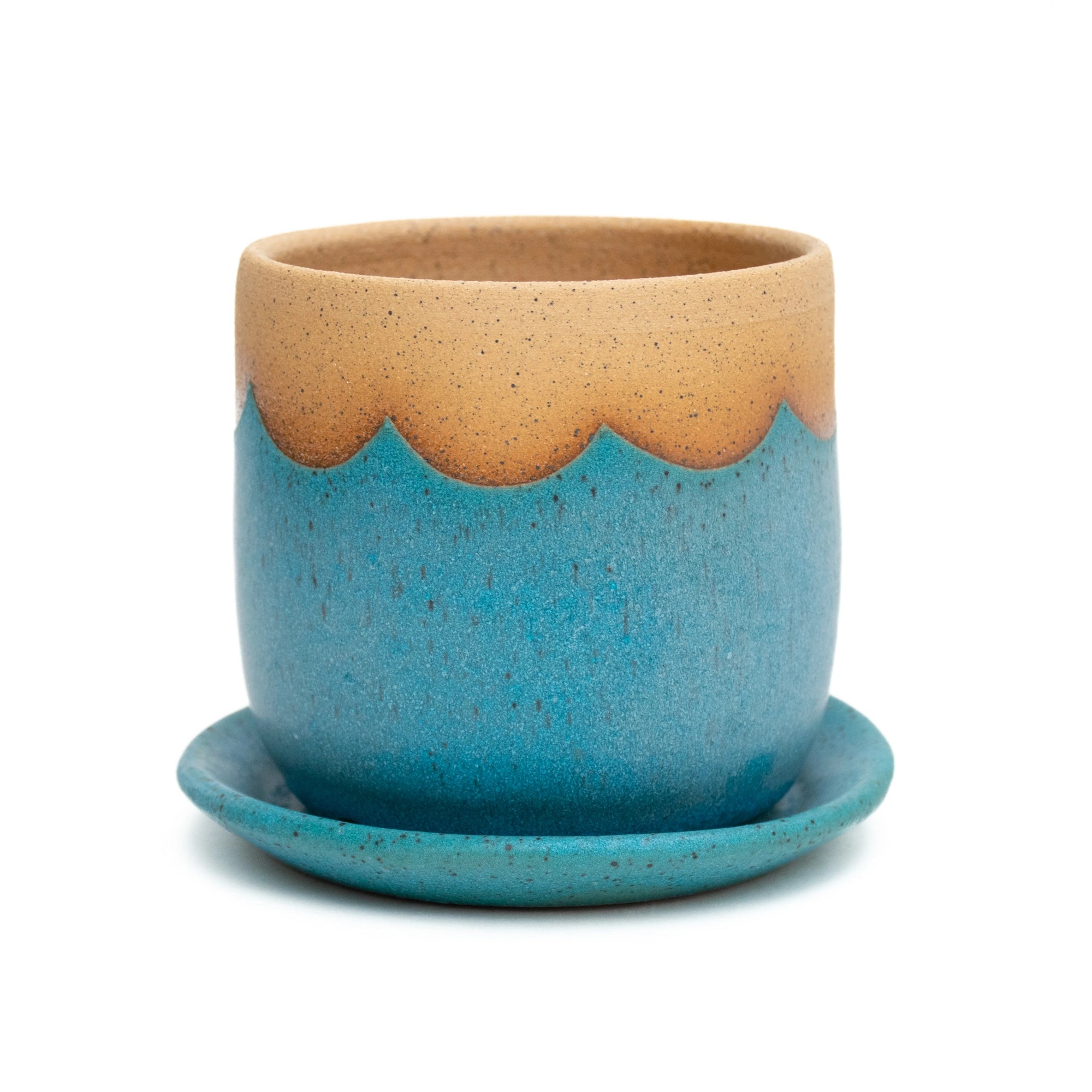 Turquoise Wave Planter