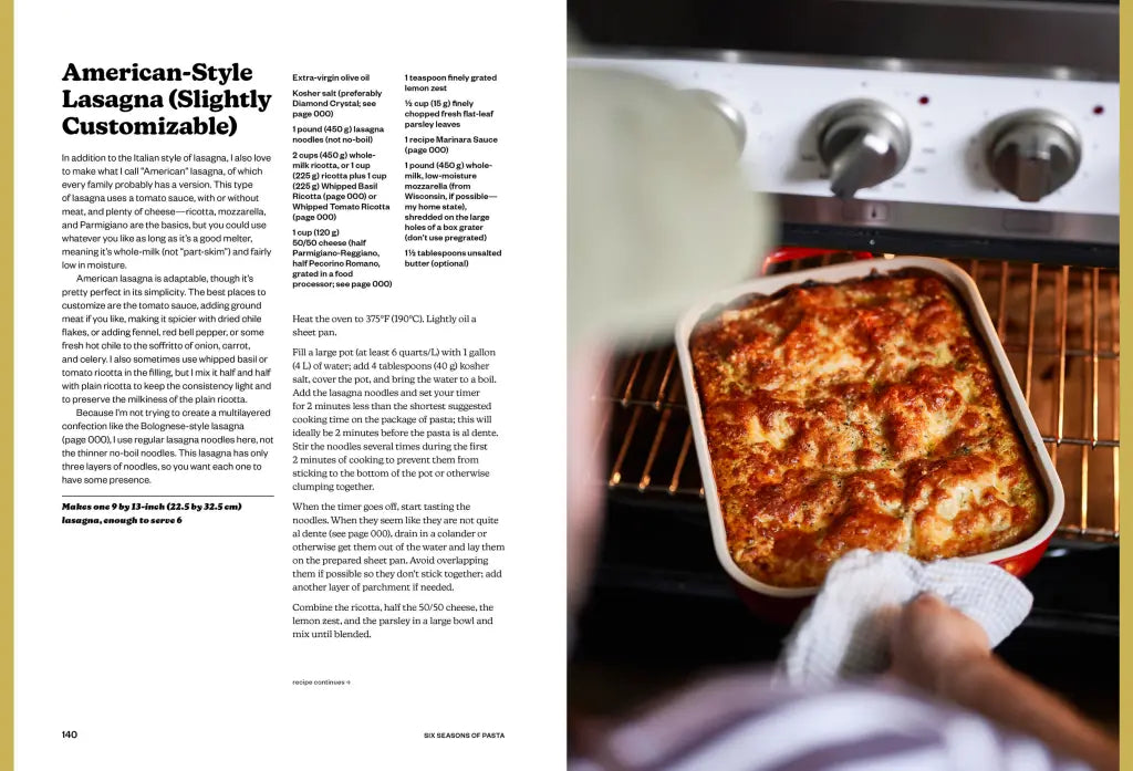 Six Seasons of Pasta