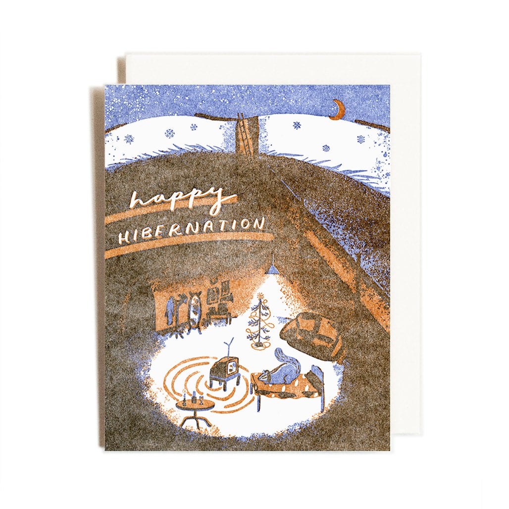 Happy Hibernation Chipmunk Card