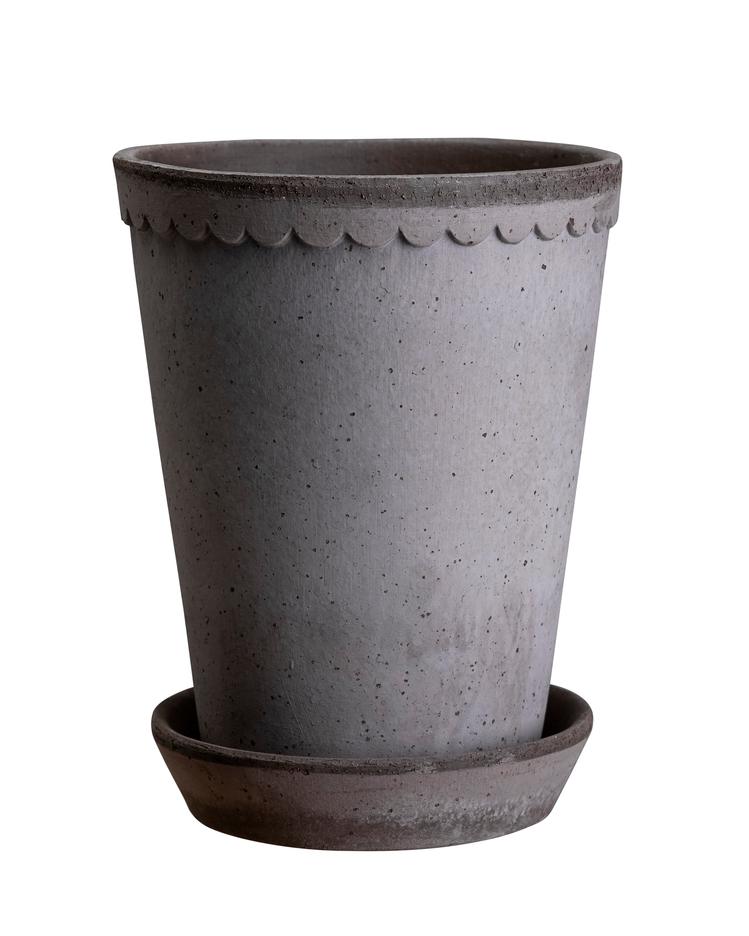 Helena Tall Pot - Grey