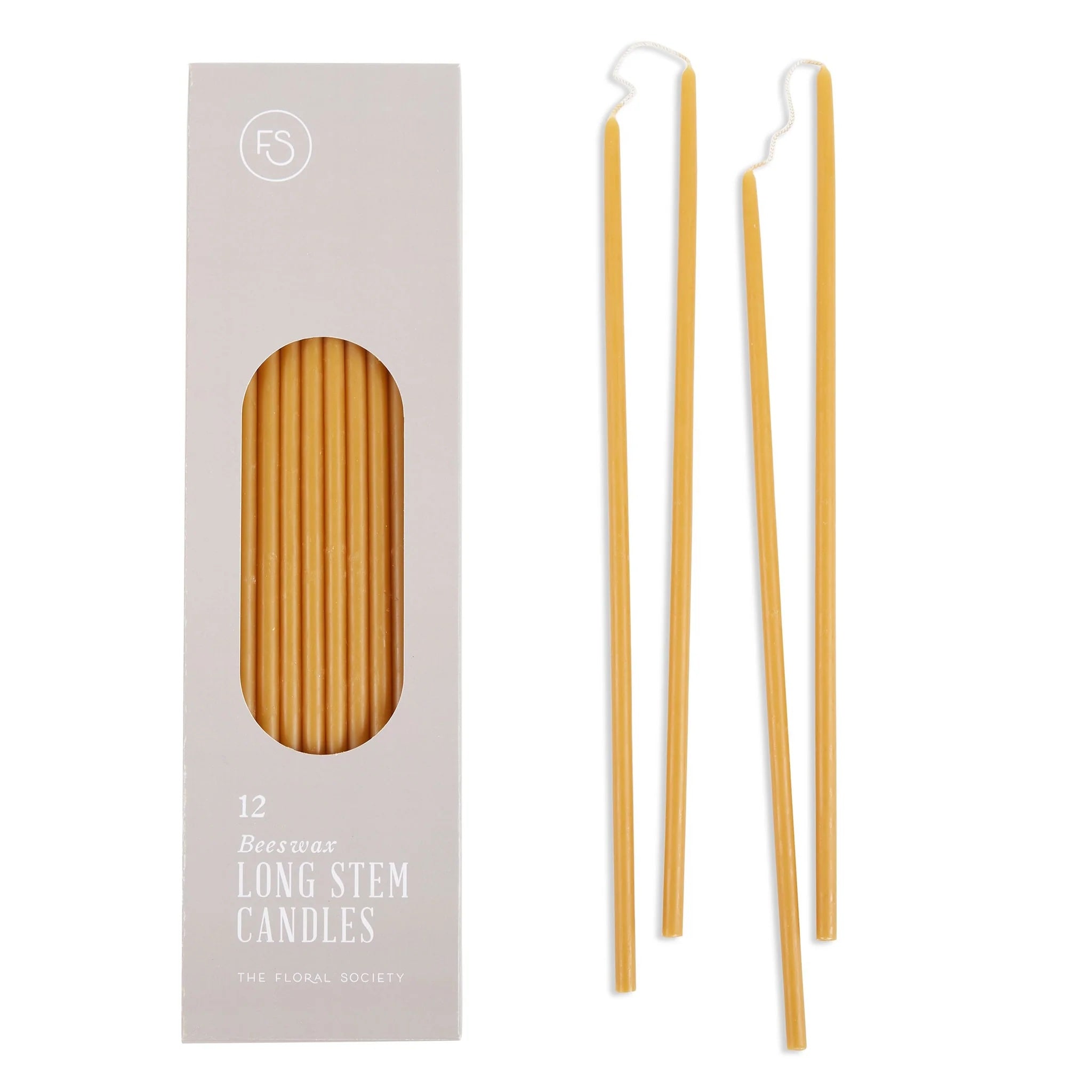 Long Stem Beeswax Candles