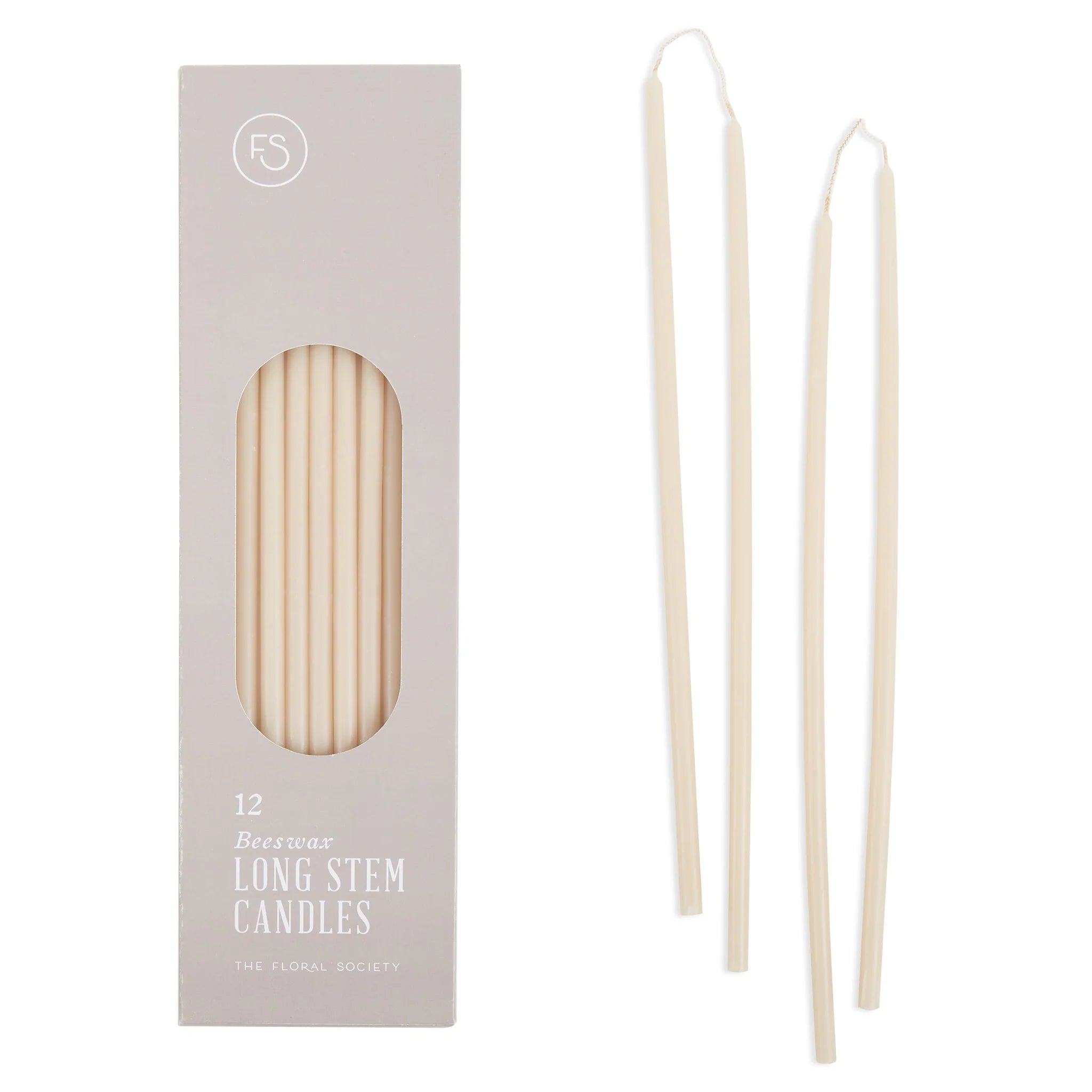 Long Stem Beeswax Candles