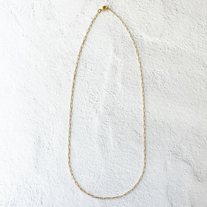 Satin Paperclip Necklace