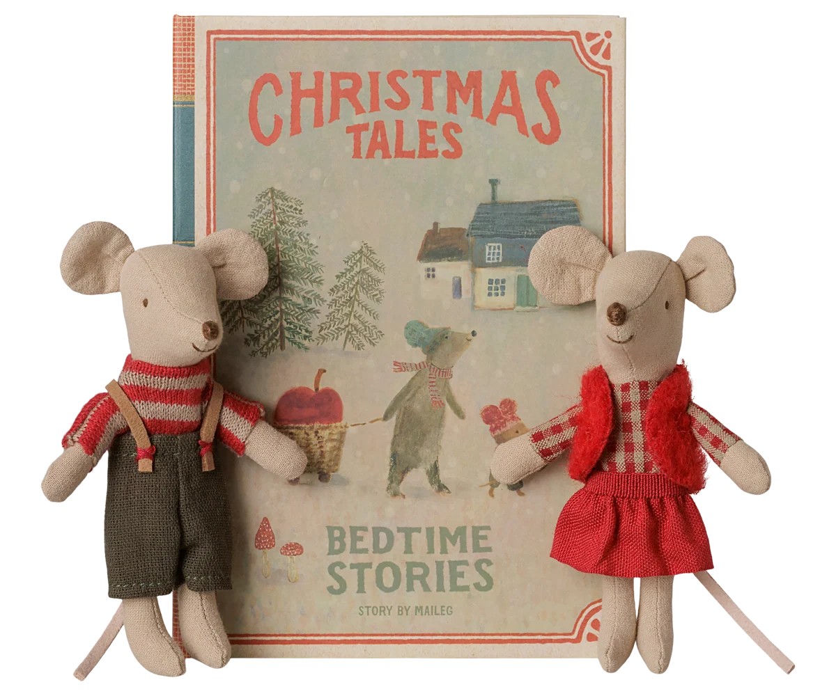 Christmas Tales Twin Mice in Bedtime Stories Book