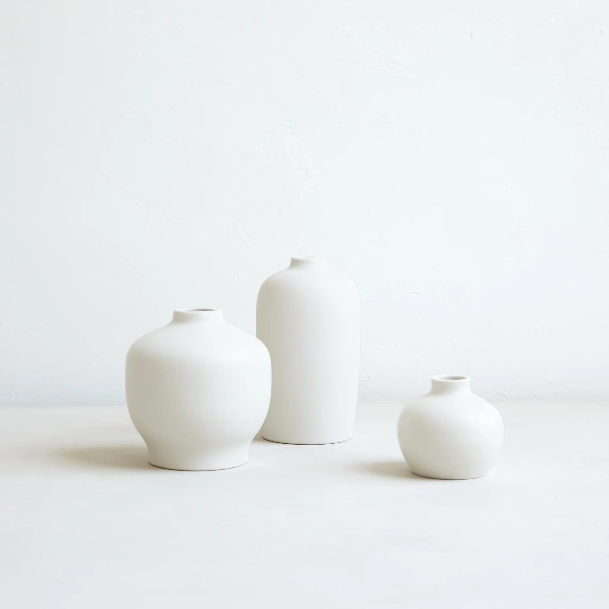 Matte White Blossom Vase