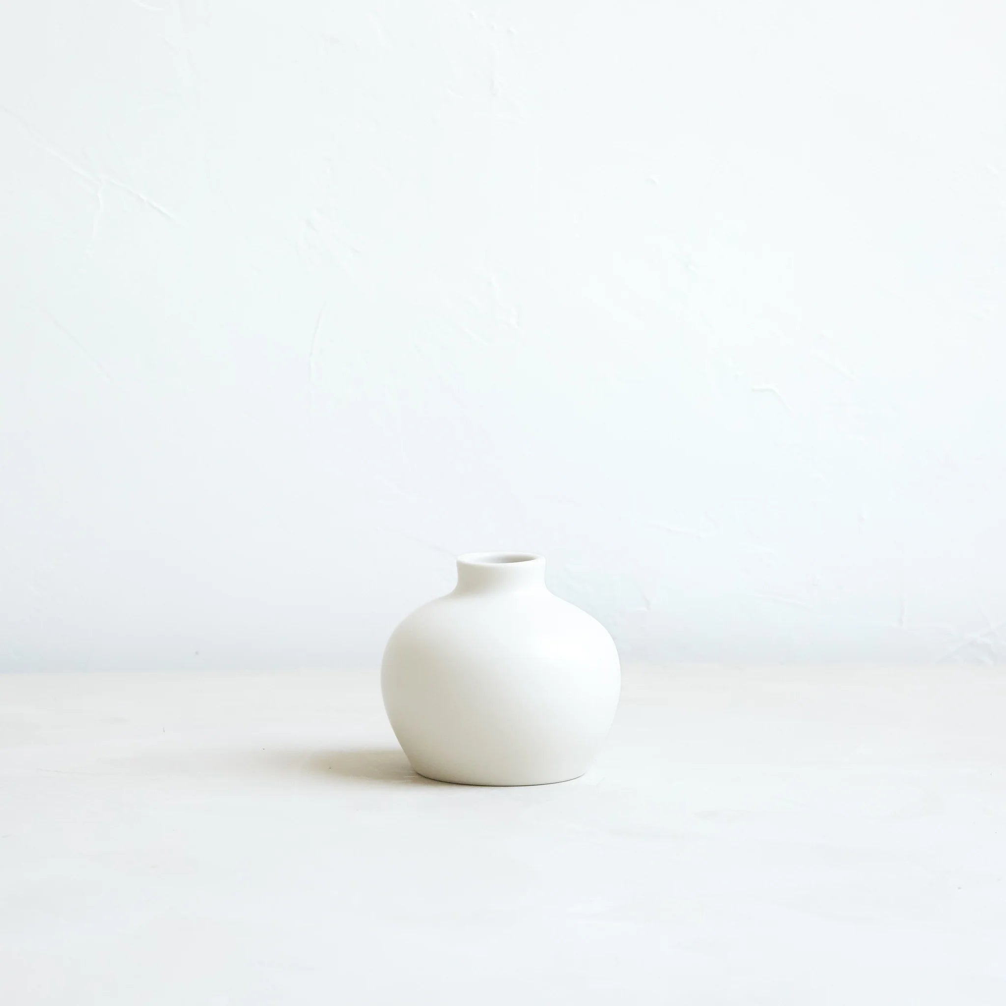 Matte White Blossom Vase