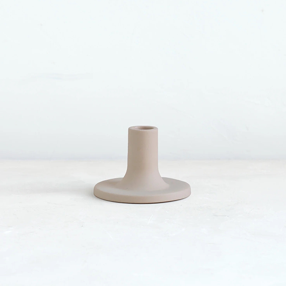 Medium Ceramic Taper Holder Sand
