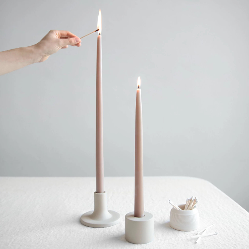 Medium Ceramic Taper Holder Sand