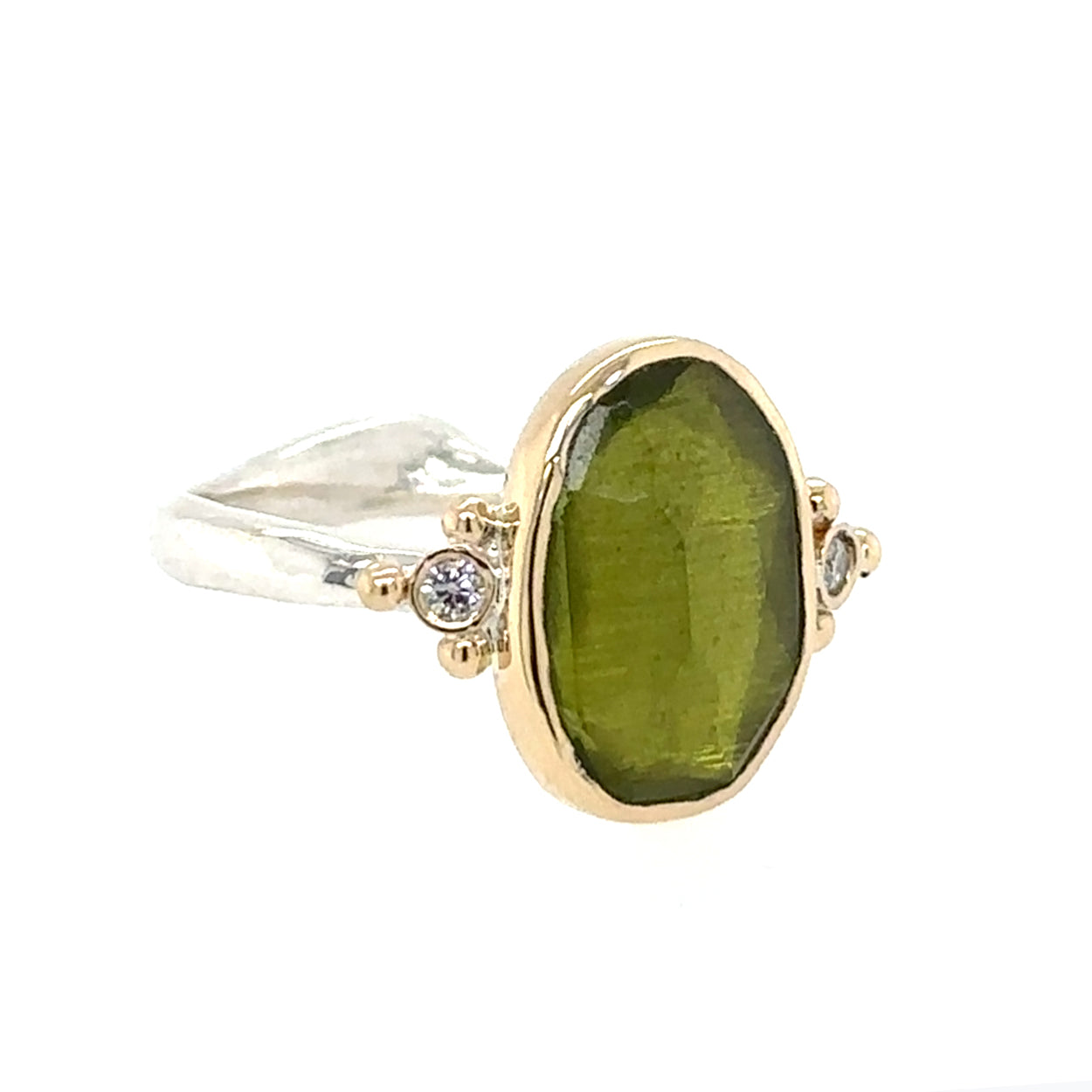 Claire Vessonite Diamonds Ring - KESTREL