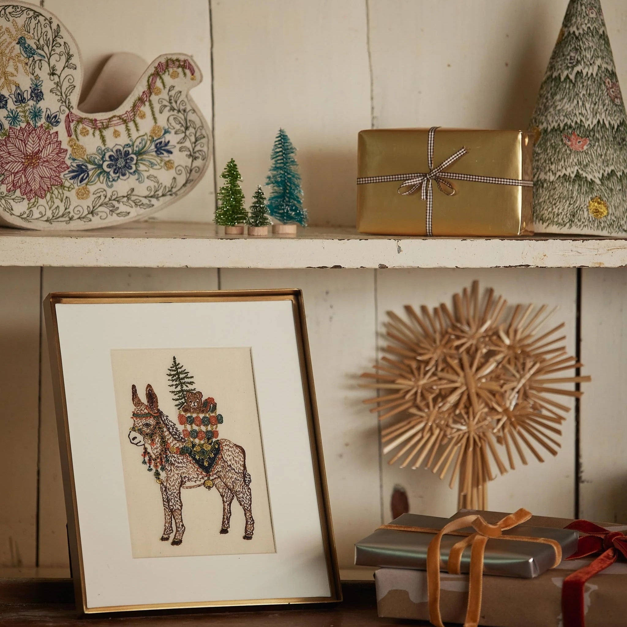 Christmas Donkey Card