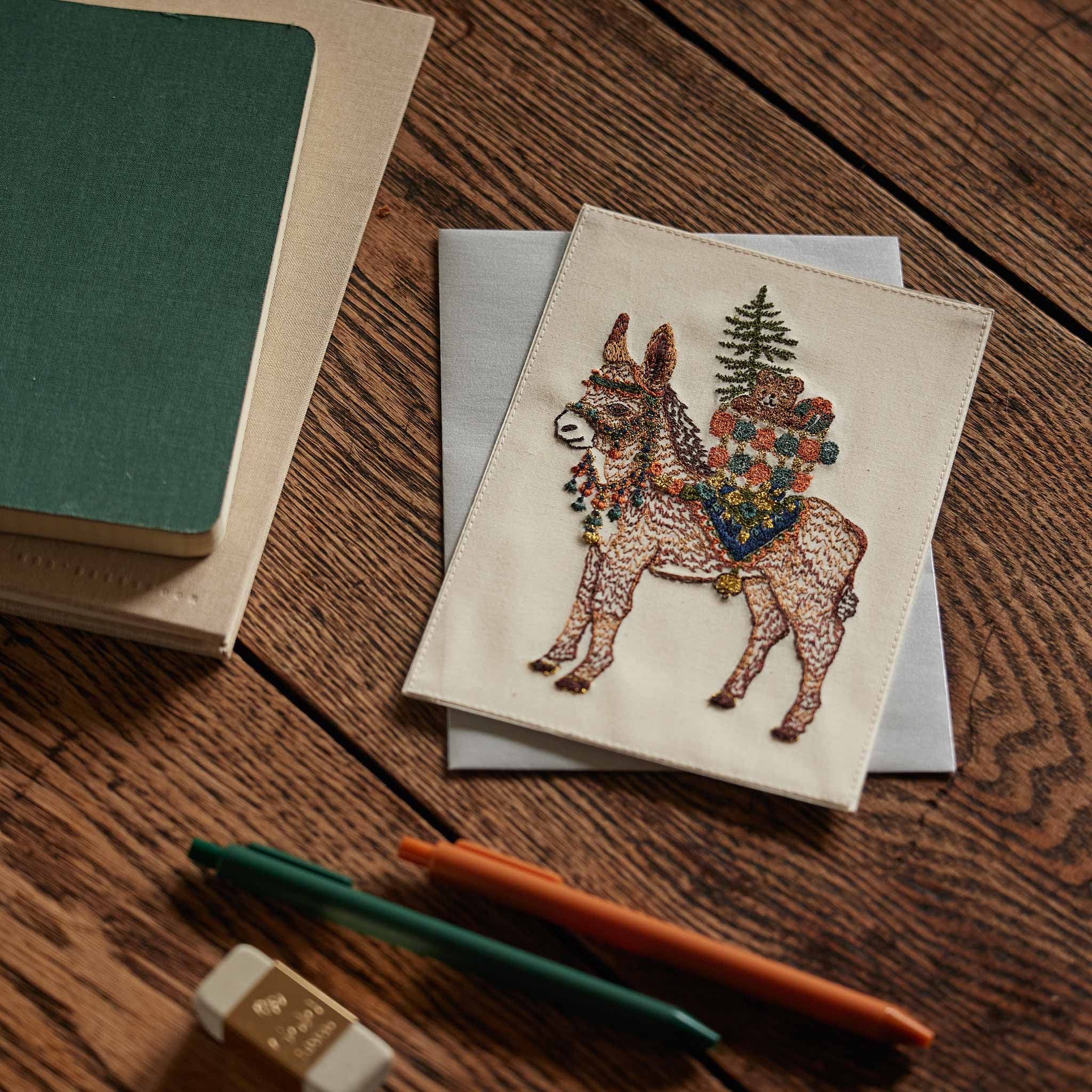 Christmas Donkey Card