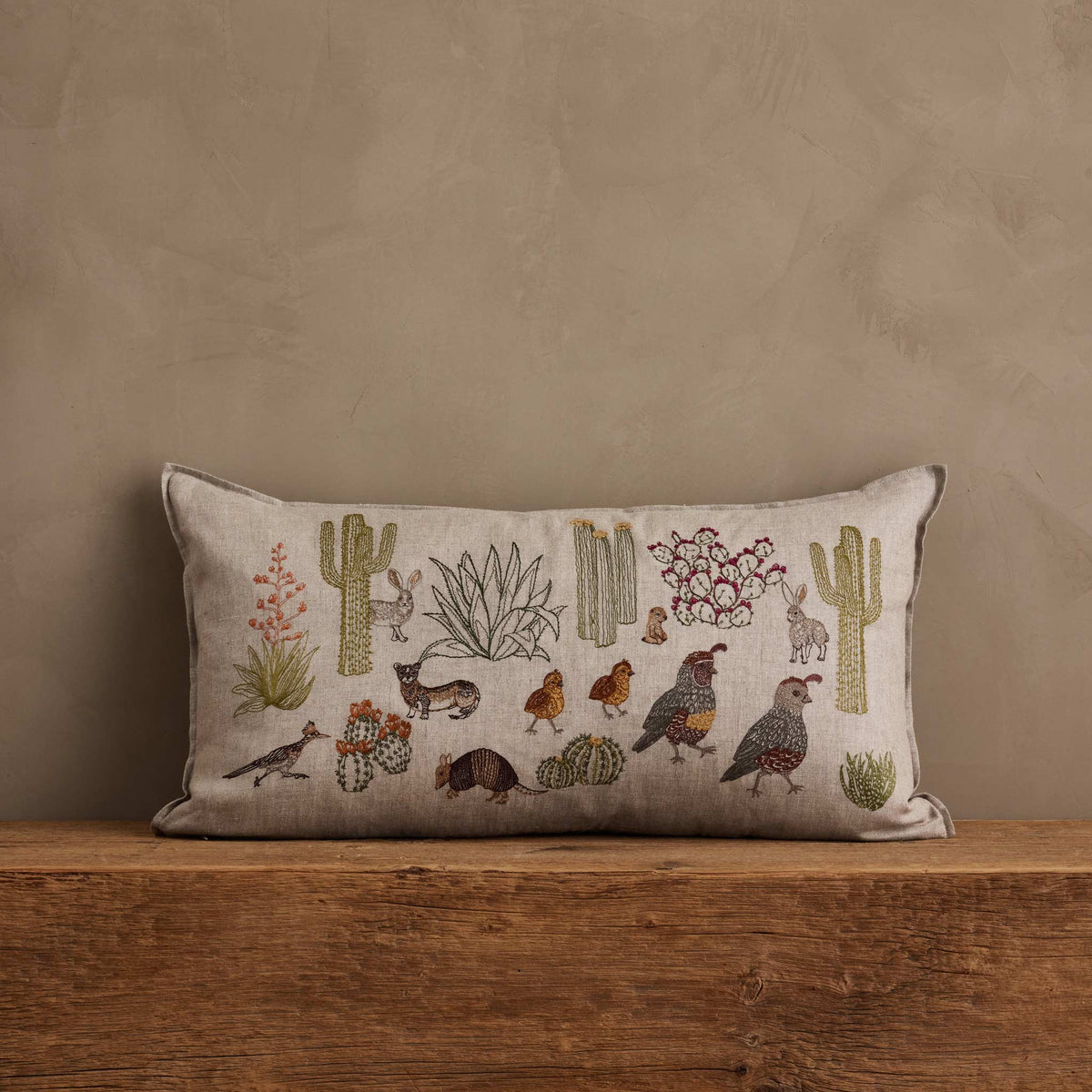 Desert Landscape Lumbar Pillow