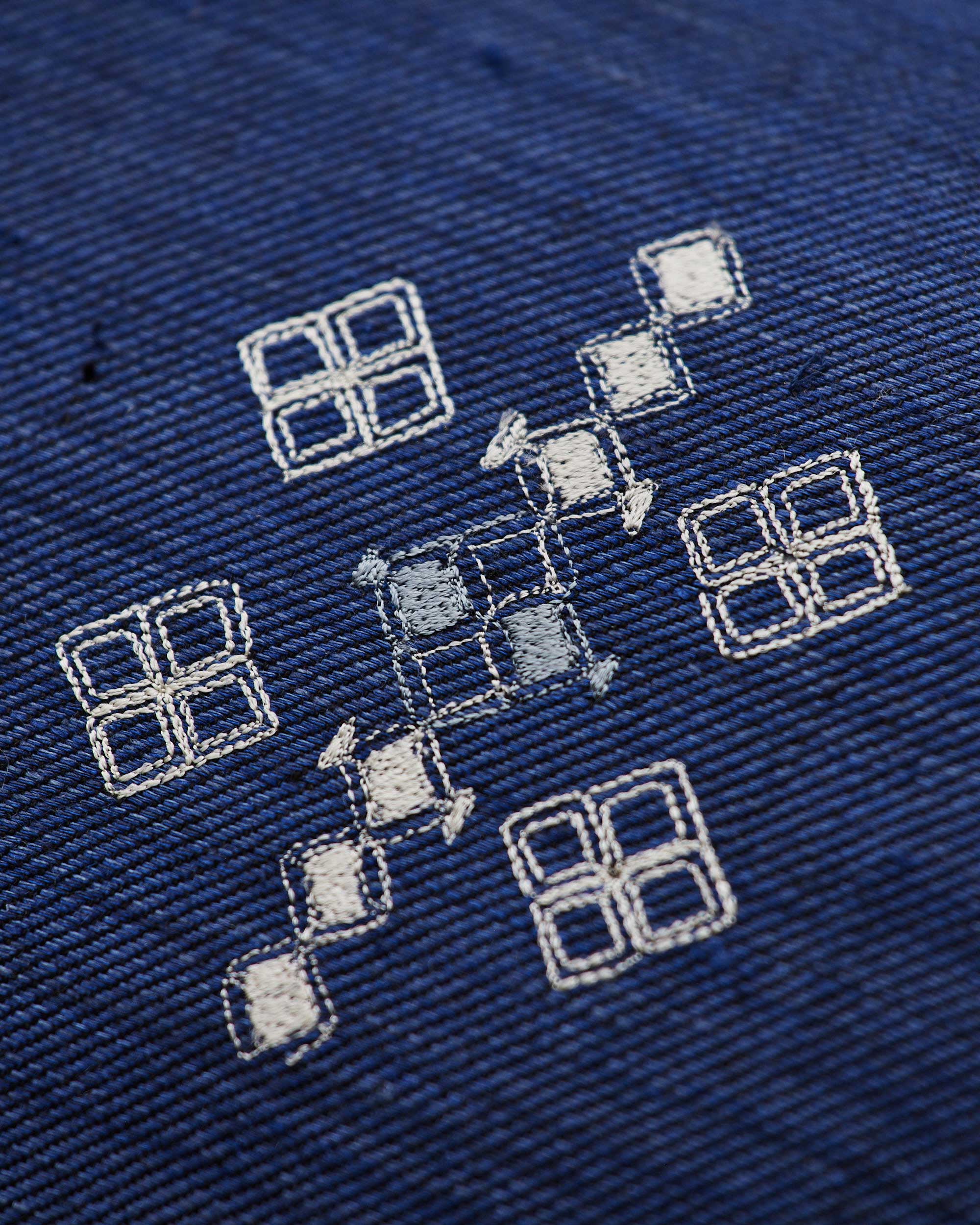 Indigo Tumbleweed Pillow