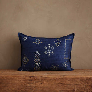 Indigo Tumbleweed Pillow