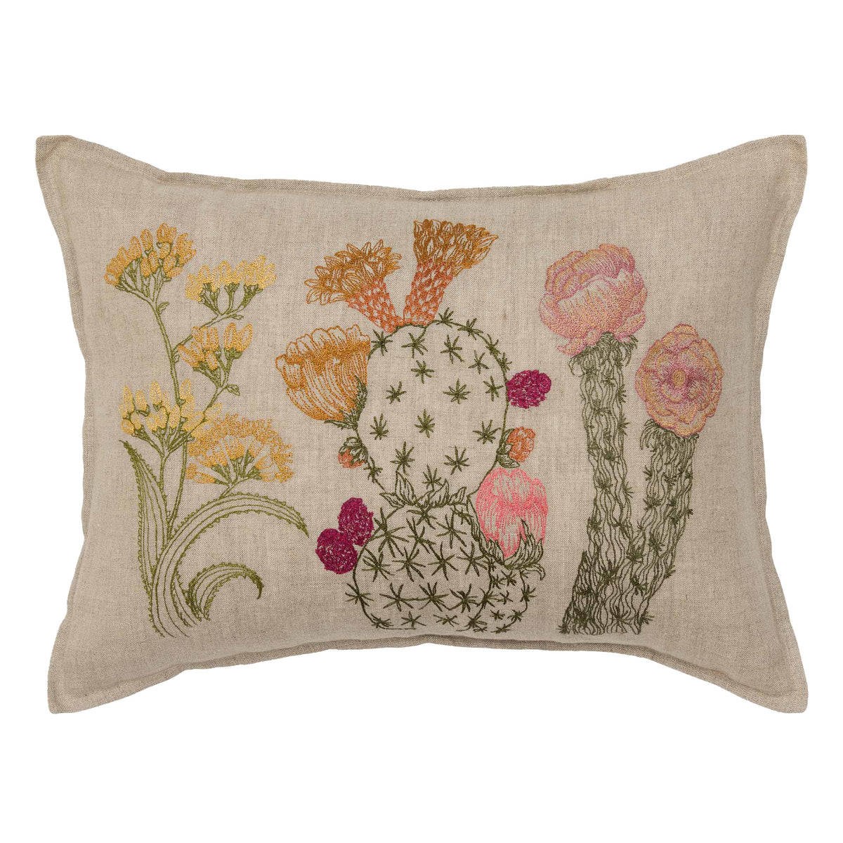 Blooming Cacti Pillow