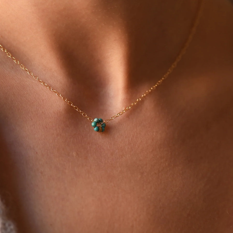 Turquoise Charm Necklace