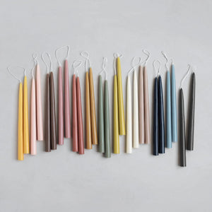 12" Taper Candles - Greige