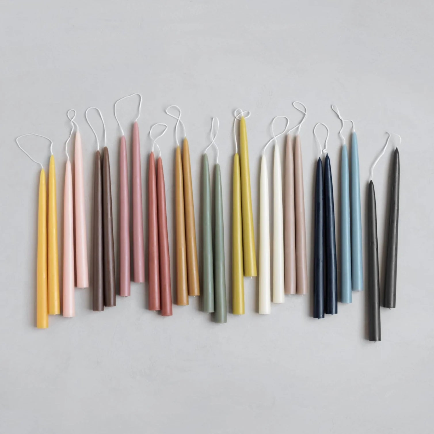 12" Taper Candles - Clay