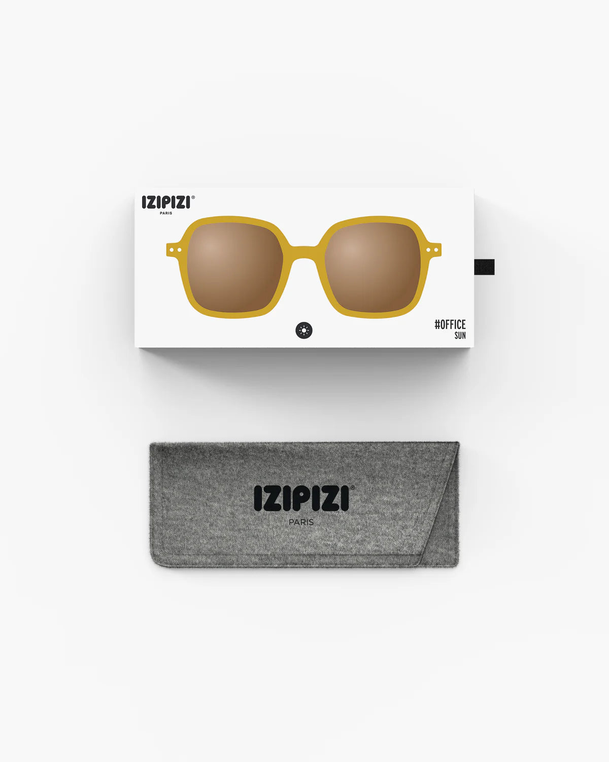 #OFFICE Sunglasses - Golden Green (Brown Lenses)