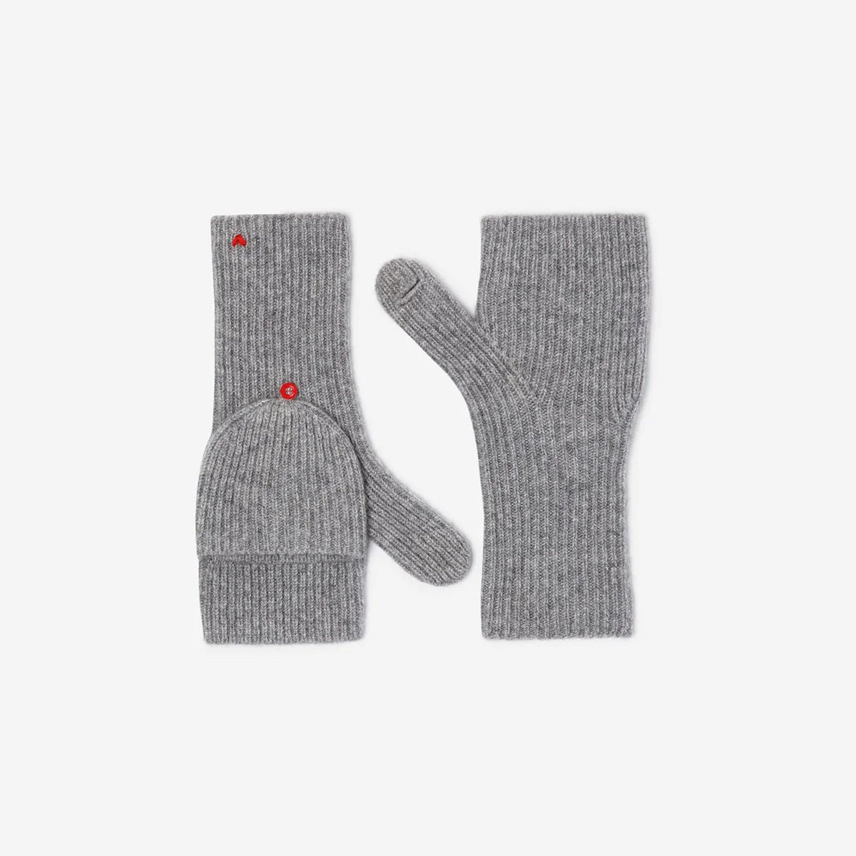 Flip Top Mittens (Grey)
