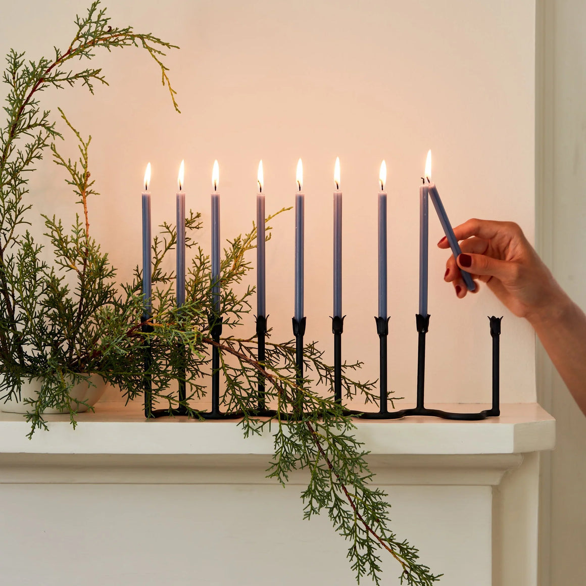 Beacon Iron Wiggle Menorah