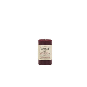 Beeswax Pillar - Frankincense, Bergamot & Orange