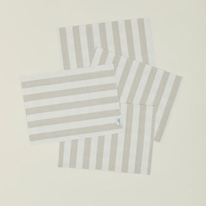 Striped Placemat - Ivory, Set of 4