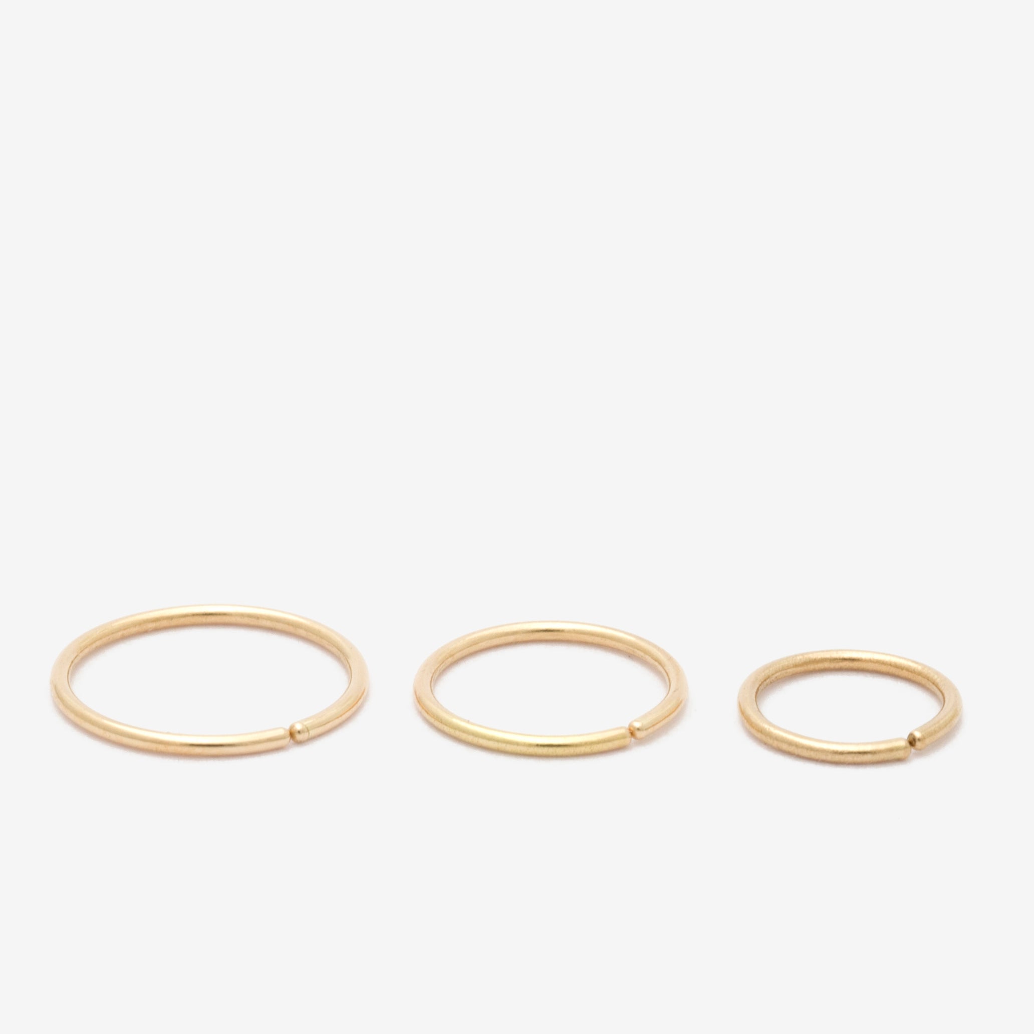 Tiny Gold Infinity Hoop - SINGLE