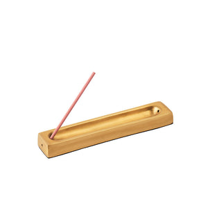 Linear Brass Incense Holder