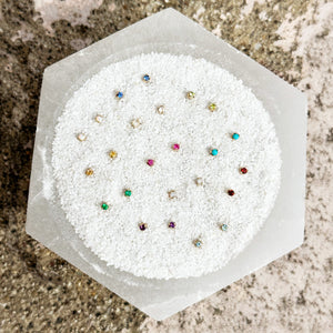 10k Birthstone Earrings