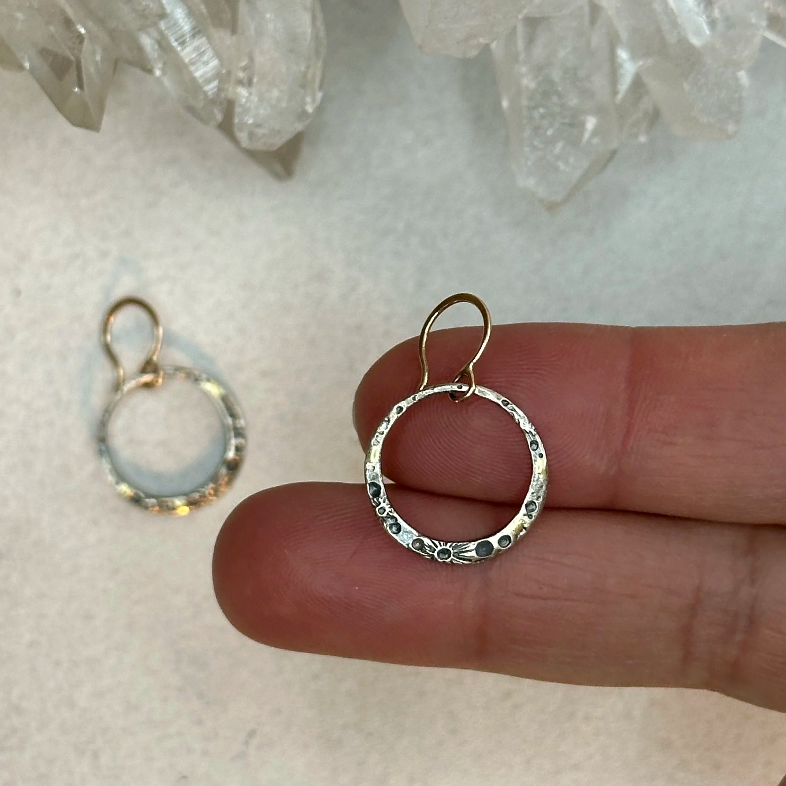 Mahina Moon Dangle Earrings