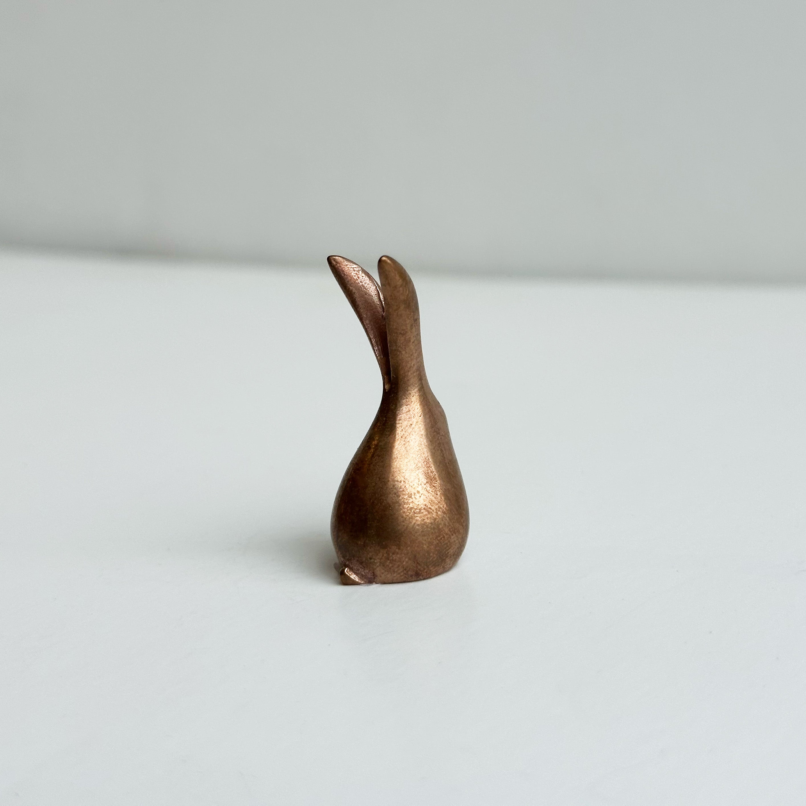 Tiny Bronze Fat Rabbit